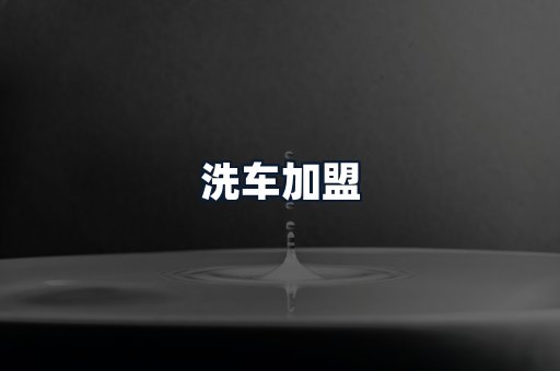 洗车加盟